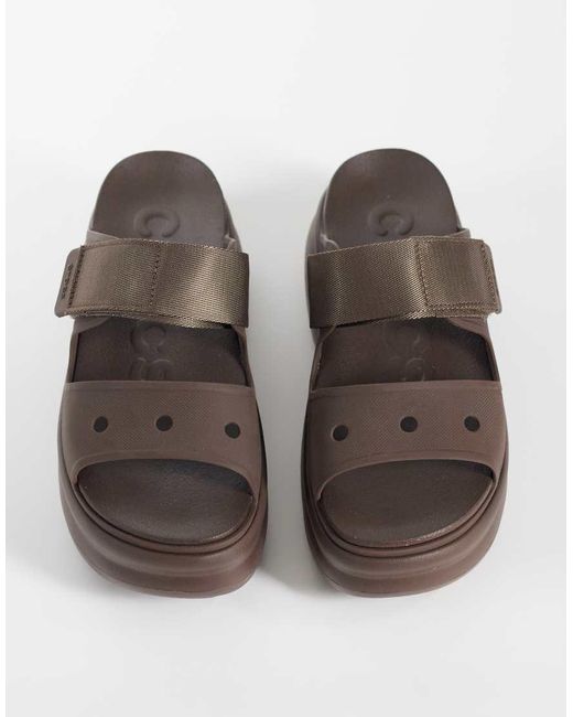 CROCSTM Soho Sandaal Met Twee Bandjes in het Brown