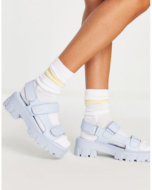 Raid White Daicy Sporty Sandals