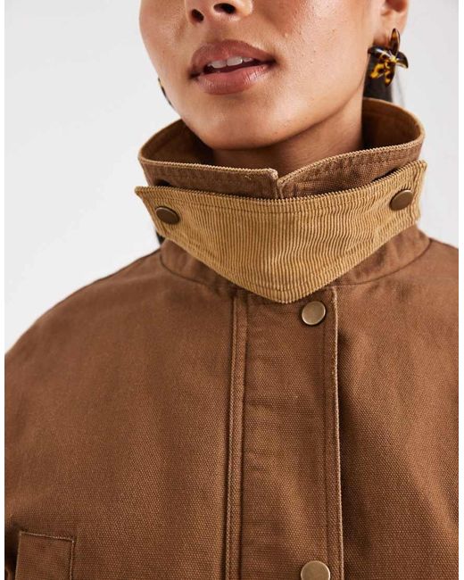 ASOS Blue Jacket With Cinched Waist
