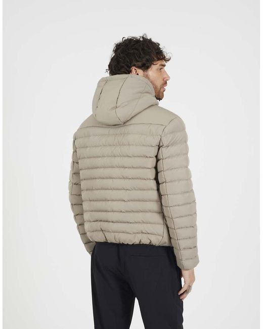 Brave Soul Natural Padded Hooded Jacket for men
