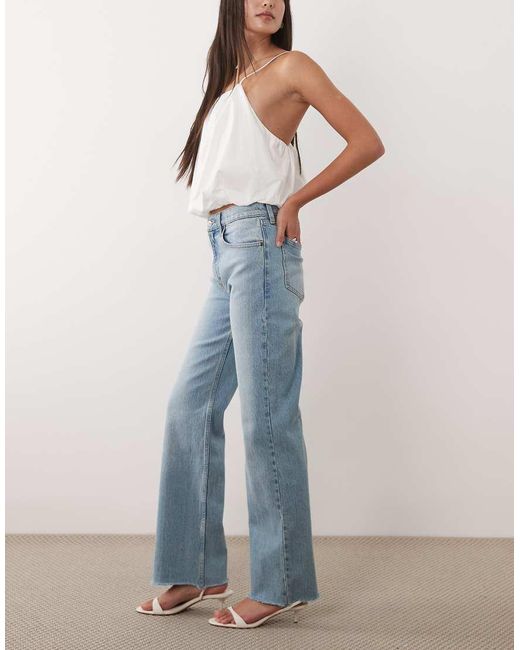 Abercrombie & Fitch Blue High Rise 90s Relaxed Jeans