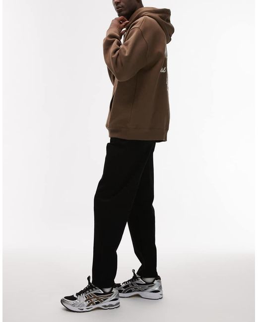 Topman Black Taper Jeans for men