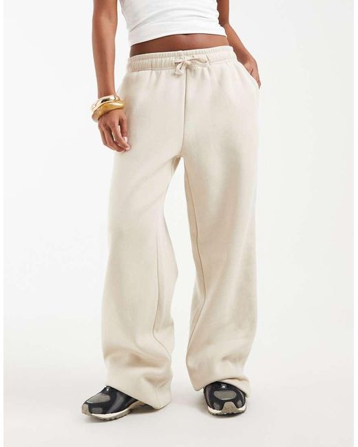Only Petite White Wide Leg joggers
