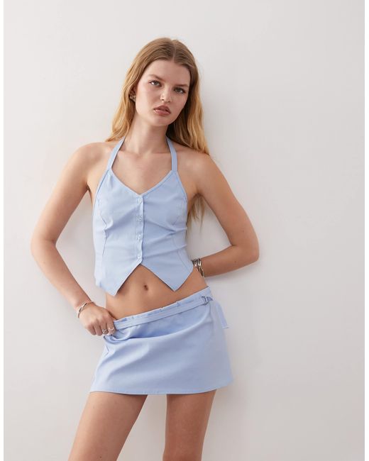 Collusion Blue Mini Bangaline Skirt