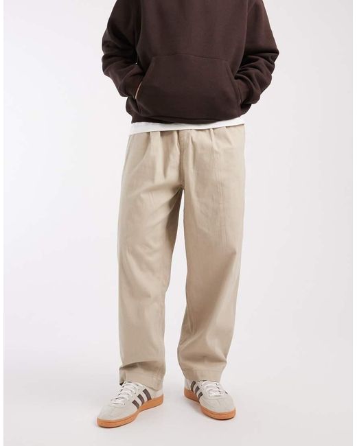 Jack & Jones Natural Barrel Fit Drawstring Chino for men