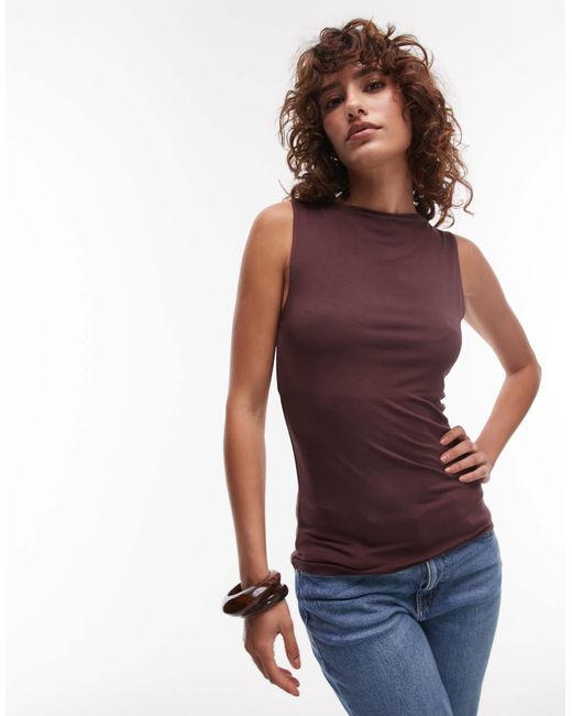 TOPSHOP Red – hochwertiges tanktop