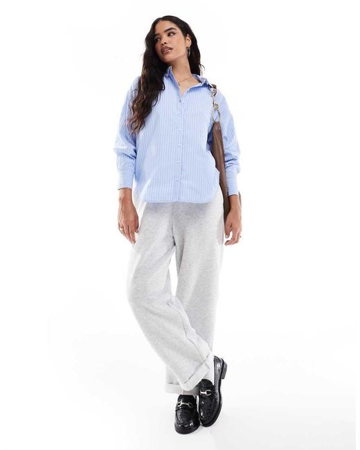Vero Moda Blue Oversized Shirt