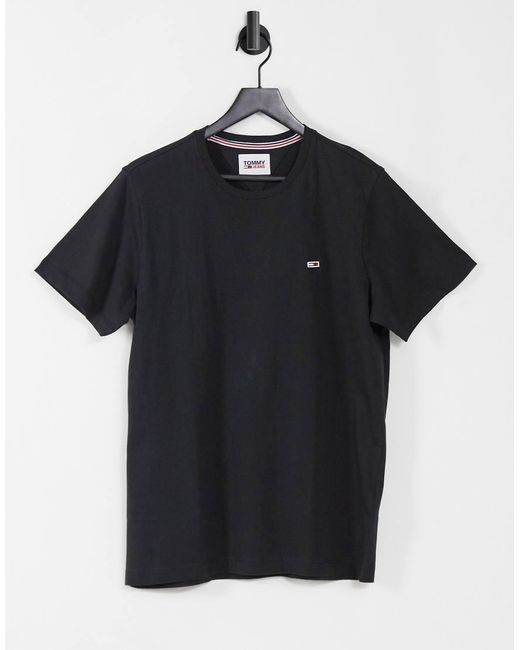 Tommy Hilfiger Black Flag Logo T-Shirt for men