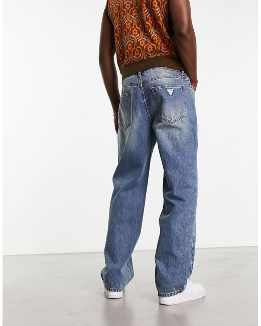 Guess Blue Originals Relaxed Jeans for men