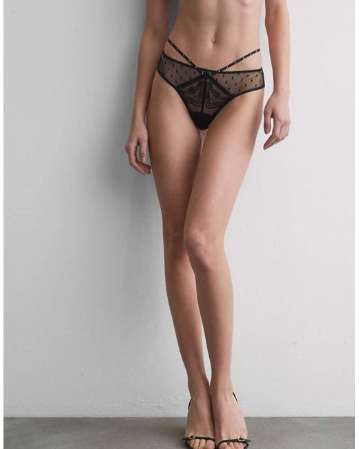 Intimissimi Brown Flirt Fearlessly Brazilian Briefs