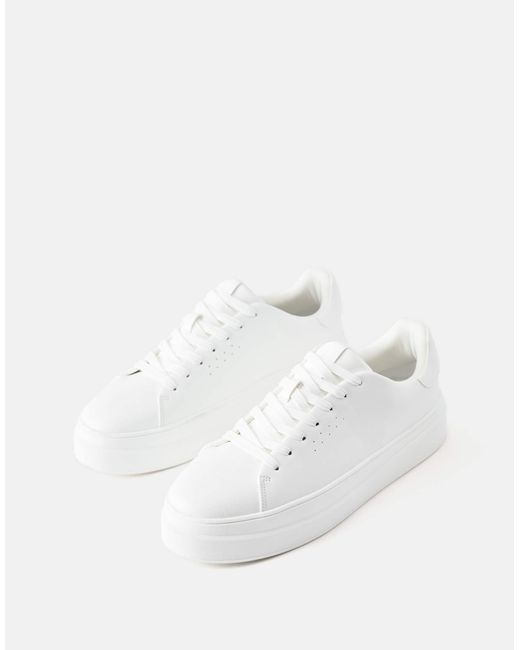 Pull&Bear – lässige sneaker in White für Herren