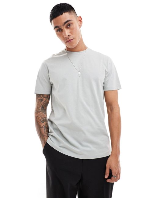 Camiseta con estampado ASOS de hombre de color White