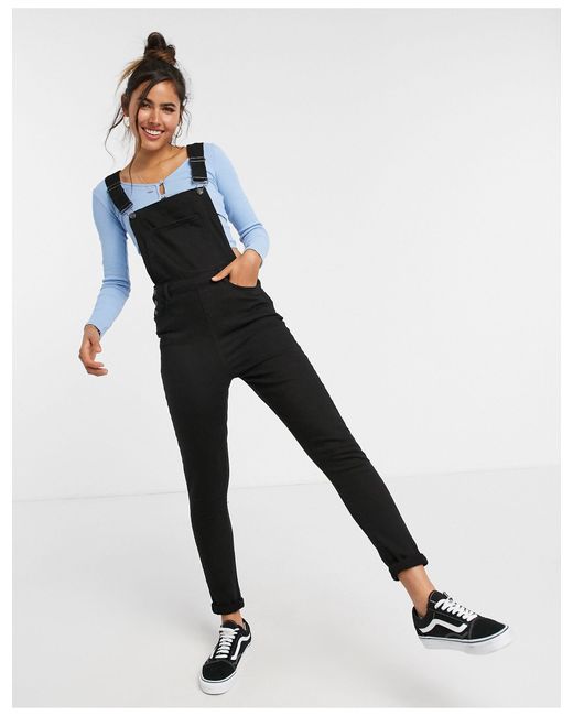Urban Bliss Skinny Denim Dungaree in 