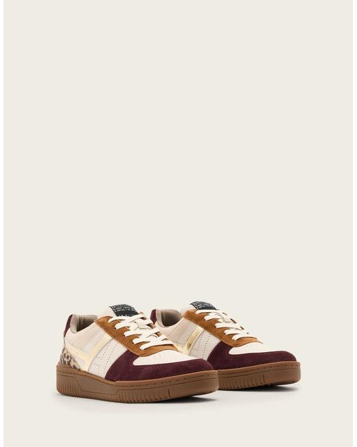 AllSaints Natural Vix Suede Trainers