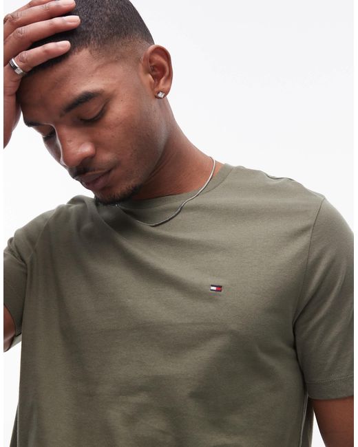 Tommy Hilfiger Green Essential T-Shirt for men