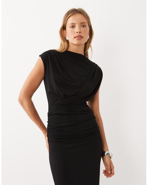 Mango Natural Sleeveless Midi Dress