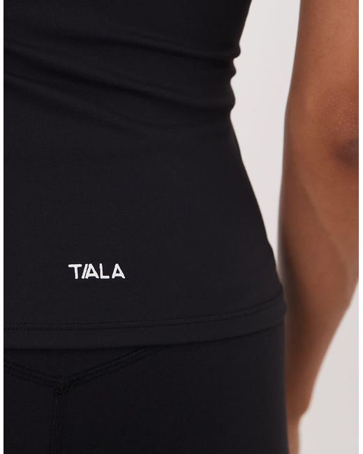 Tala Black Dayflex Built-in Support V Neck Full Length Vest