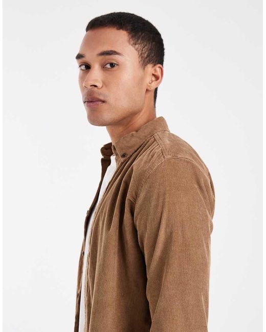 Camicia Chiaro di Only & Sons in Natural da Uomo