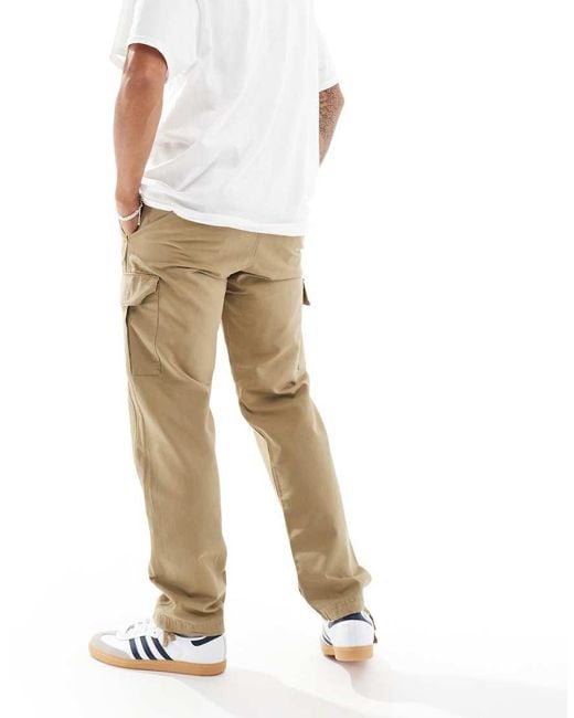 Jack & Jones Natural Loose Fit Cargo Trouser for men