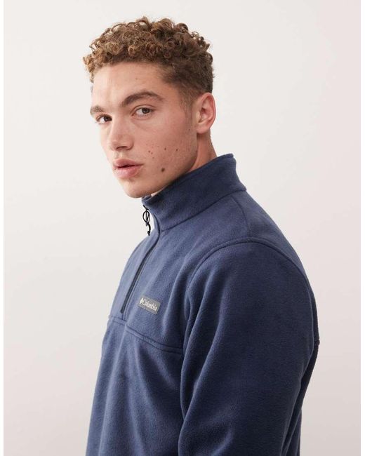 Columbia Blue Steens Mountain Half Zip Fleece for men