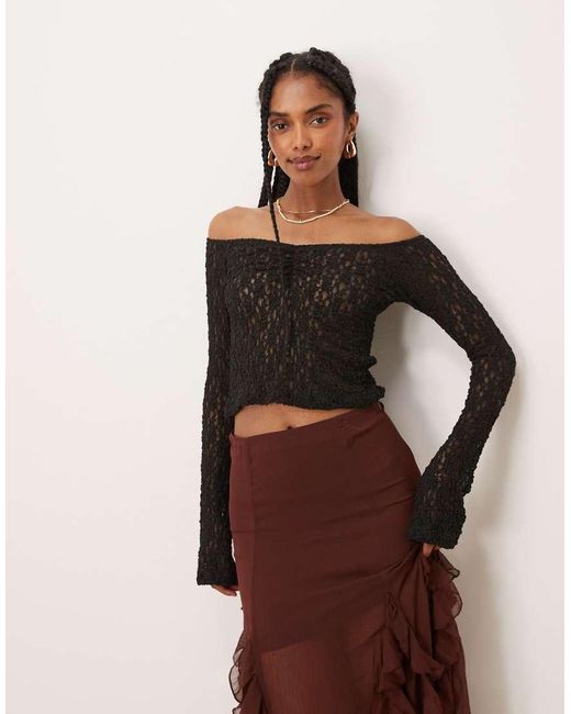 Top di ASOS in Brown