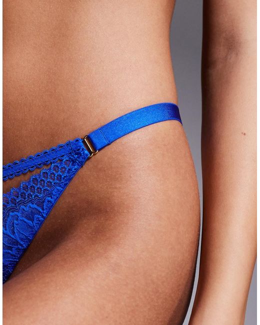 Ann Summers Blue Yours Truly Thong