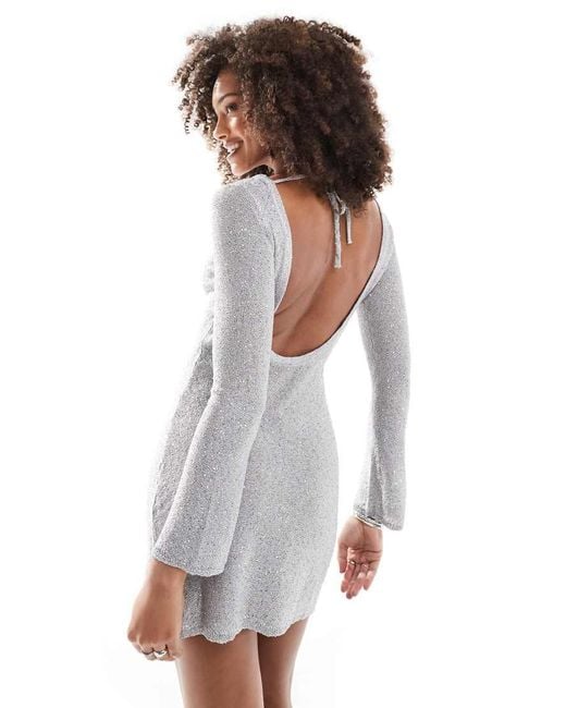 bershka glitter dress Bershka | Dresses | Nwt Bershka Show Up Blue Sparkly One Shoulder Mini Dress Perfect Party Dress