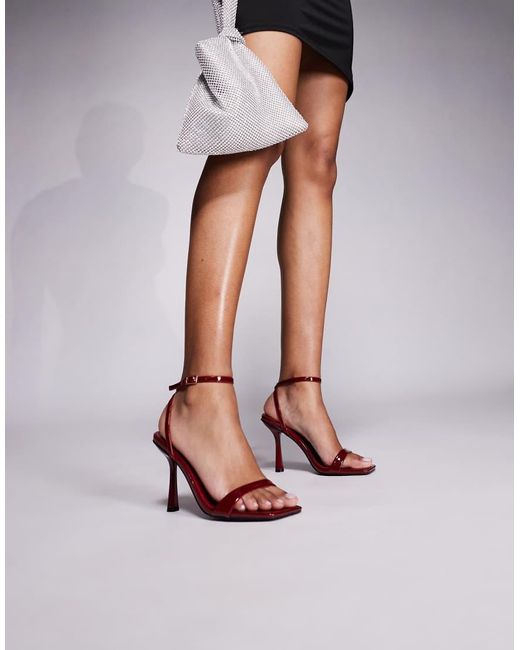SIMMI White Simmi London Dola Strappy Heeled Sandals
