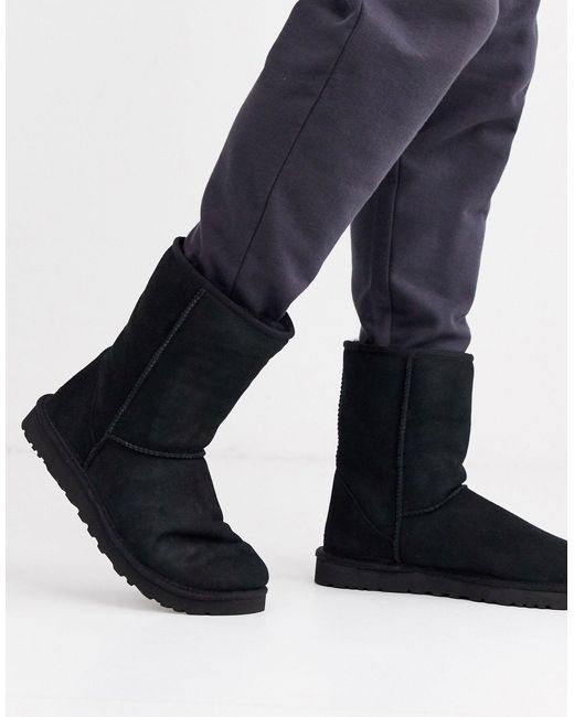 UGG Classic Short Boot in Black for Men | Lyst Canada