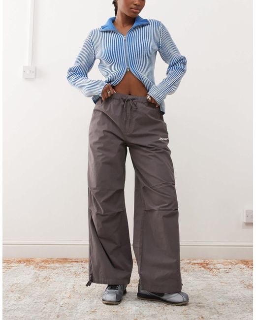 Santa Cruz Blue Drawstring Parachute Pants