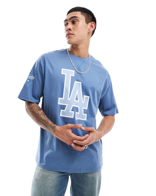 KTZ Blue Los Angeles Logo T-shirt for men