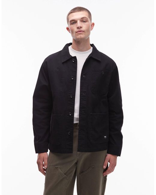 Vans Black Drill Chore Canvas Jacket for men