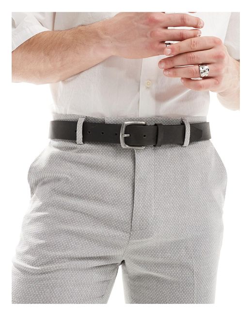 Cinturón ASOS de hombre de color Gray