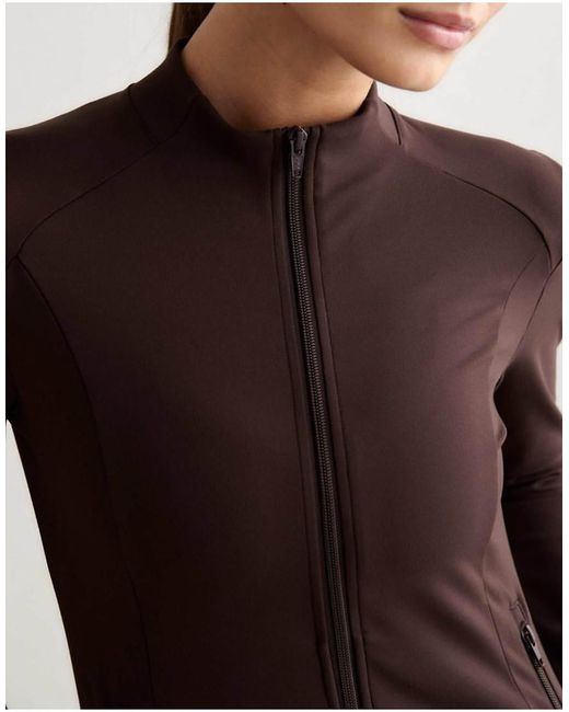 Aim'n Brown Chocolate Sense Zip Jacket