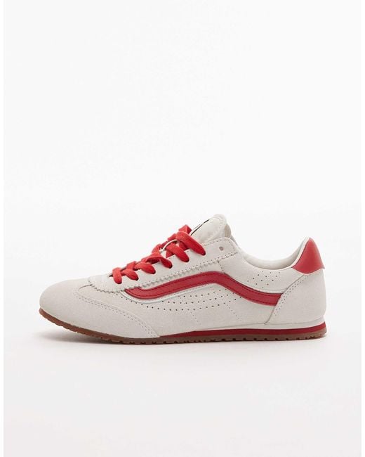 Vans White Super Lowpro Sneakers
