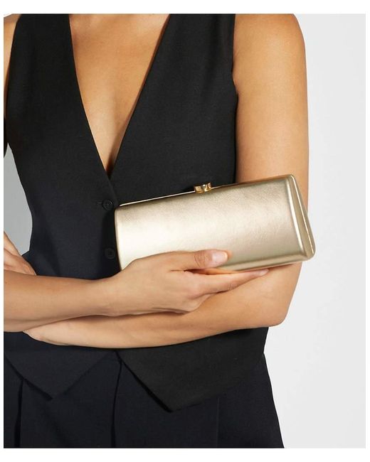 Dune Natural Belinda Clutch Bag