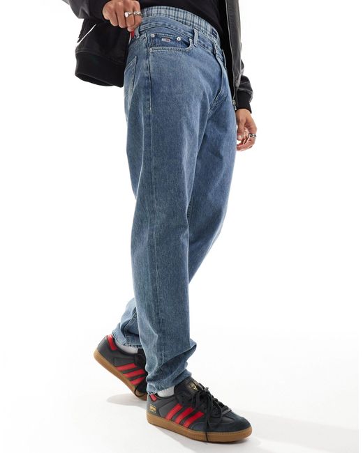 Isaac - jeans affusolati comodi lavaggio scuro di Tommy Hilfiger in Blue da Uomo