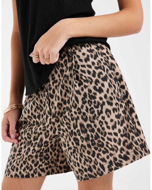ONLY Black High Waist Shorts