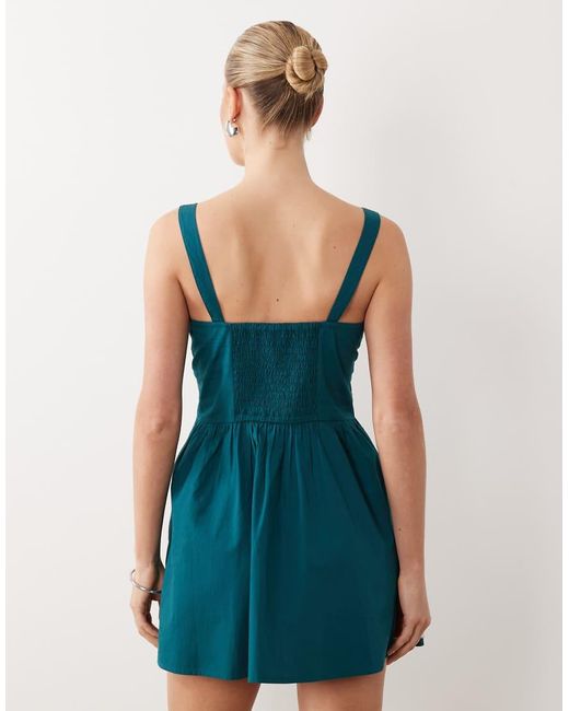 Wednesday's Girl Blue Wednesdays Girl Mini Tea Dress