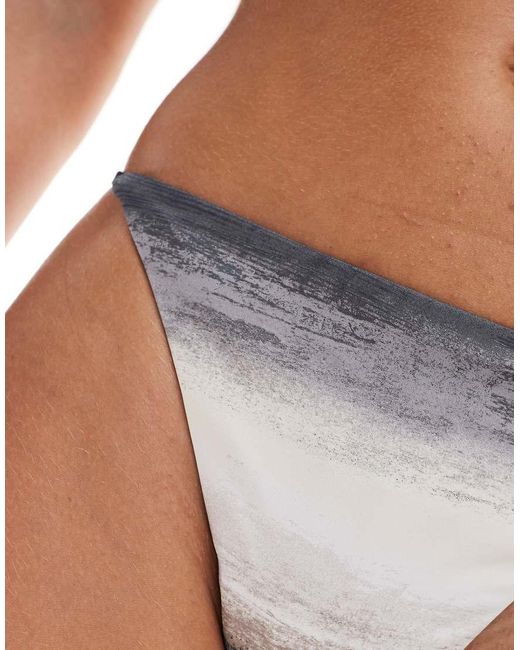 Vero Moda Blue High Waisted Bikini Bottoms