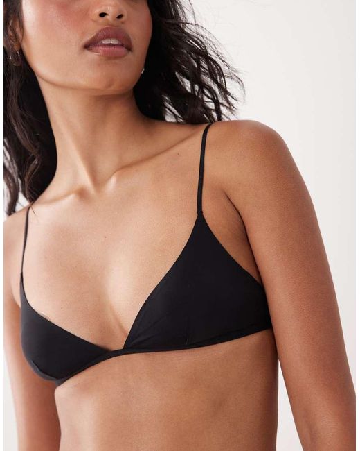 Cotton On Brown 2 Pack Invisible Micro Bralette