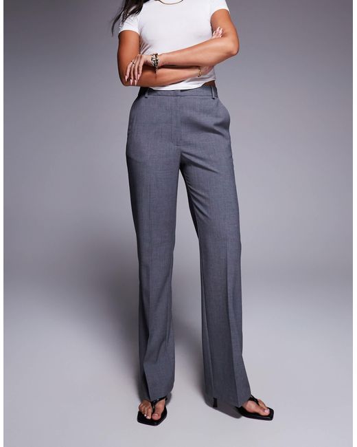 ASOS Blue – elegante, schmal geschnittene hose