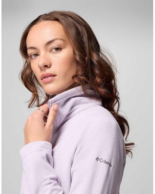 Columbia White Glacial Iv 1/2 Zip Fleece