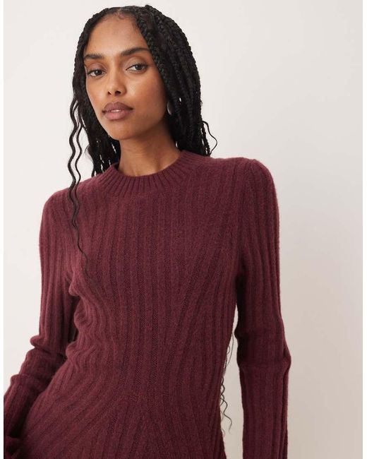 ASOS Knit Structured Mini Dress