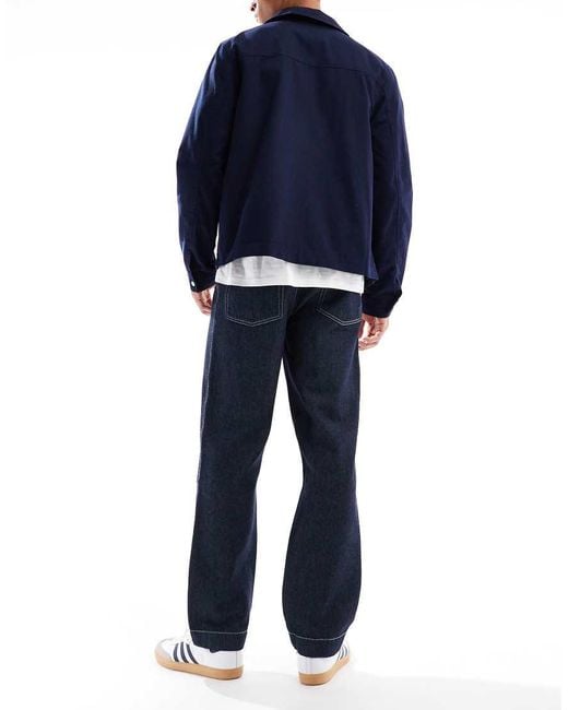 ASOS Blue Straight Fit Jeans for men