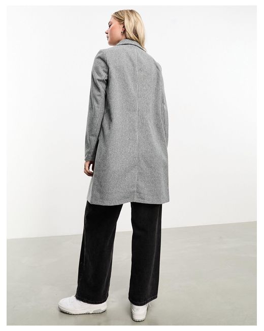 Vero Moda Gray Formal Clean Coat
