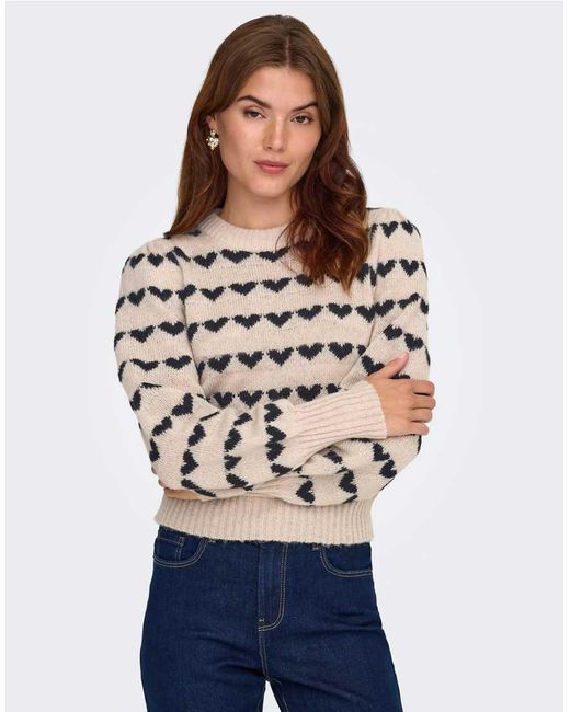 Jdy Blue Knitted Pullover
