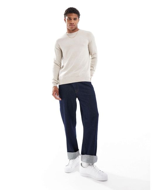 Jack & Jones – feinstrickpullover in Gray für Herren