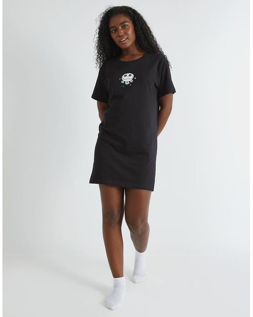 Skinnydip London Black London Nightmare Before Christmas Night Dress