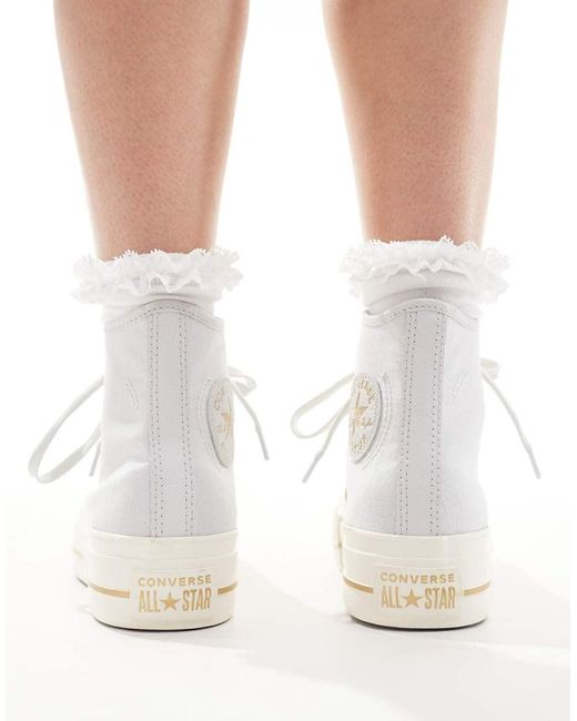 Chuck Taylor All Star Lift Hi di Converse in White